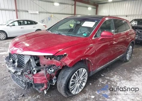 2018 Lincoln Mkx Reserve z USA, uszkodzony, nr VIN 2LMPJ6LR1JBL12725